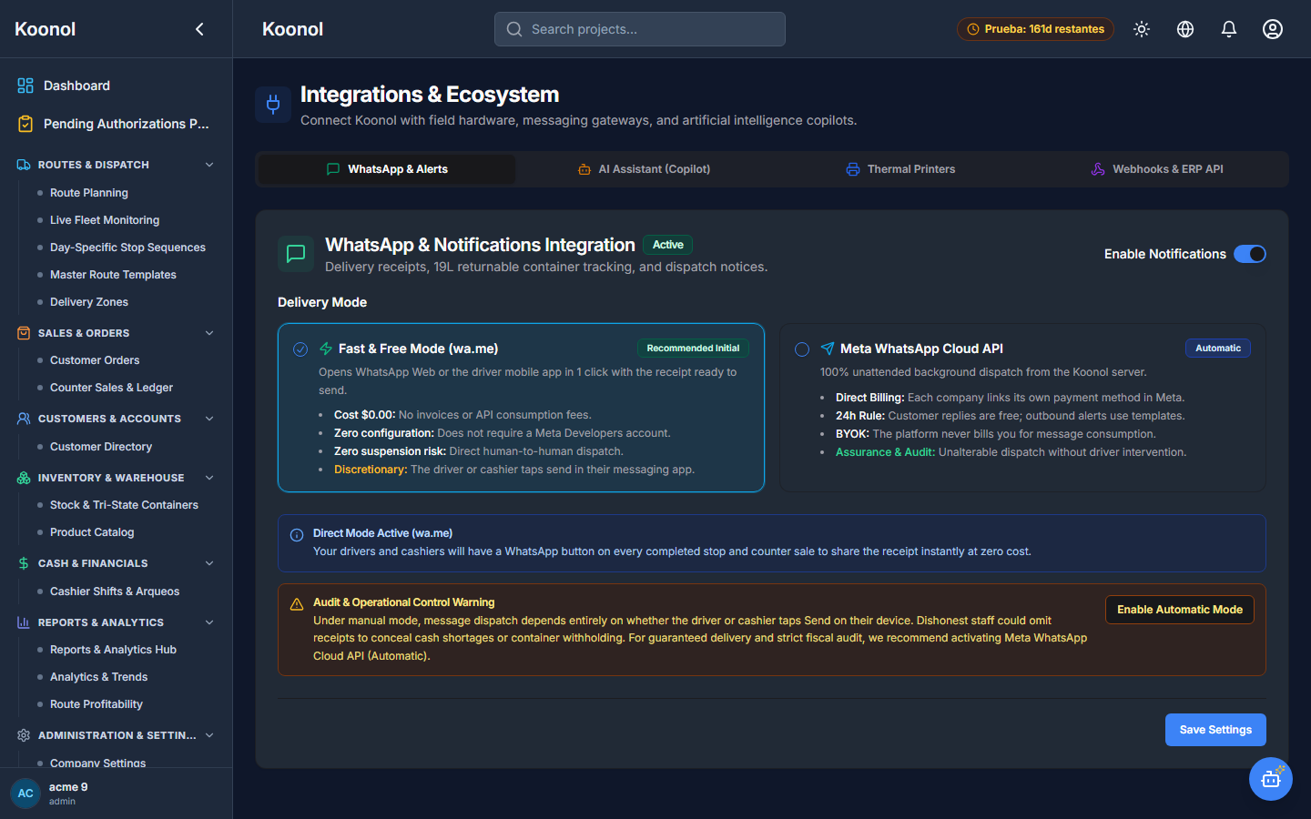 Koonol Analytics & Reports Hub